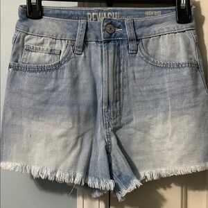 Rewash Faded Blue Jean Shorts